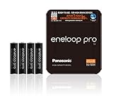 Panasonic eneloop, Ready-to-Use Ni-MH Akku, AAA Micro, 4er Pack, Storage Case, min. 930 mAh, 500...